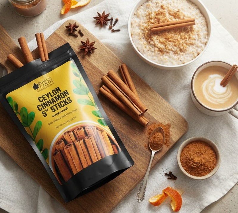 Bliss of Earth True Ceylon Cinnamon Sticks 5" Cut 2X400g, Original Sri Lankan Cinnamon For Baking, Cooking, Tea & Coffee - Image 2