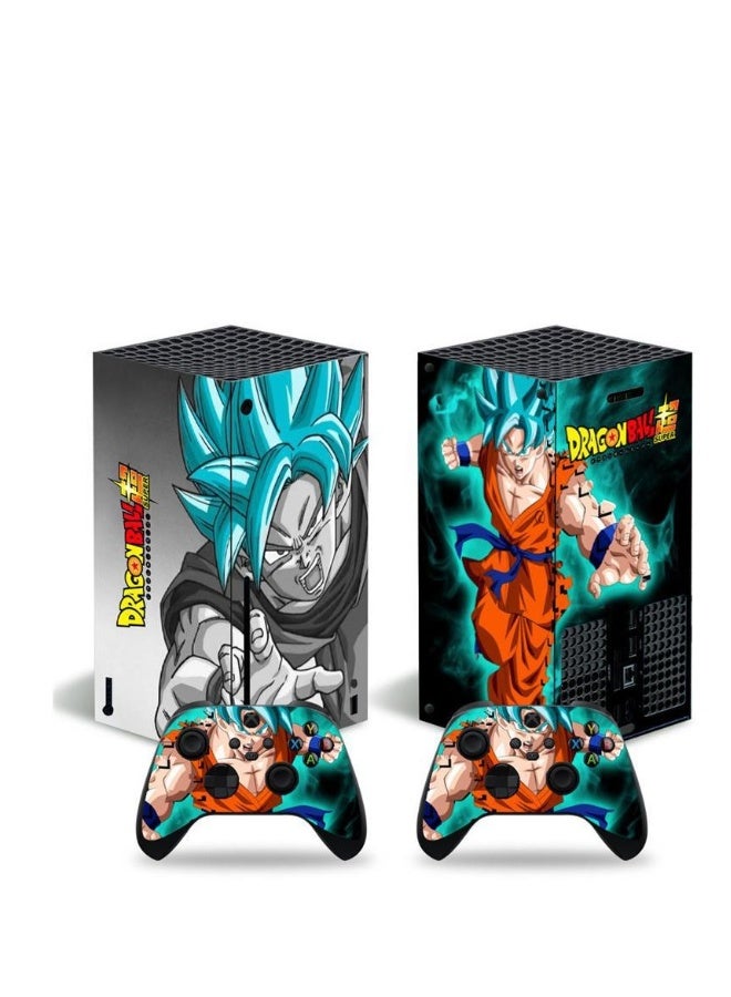 Beauenty XBOX series X console sticker Dragon Ball style sticker