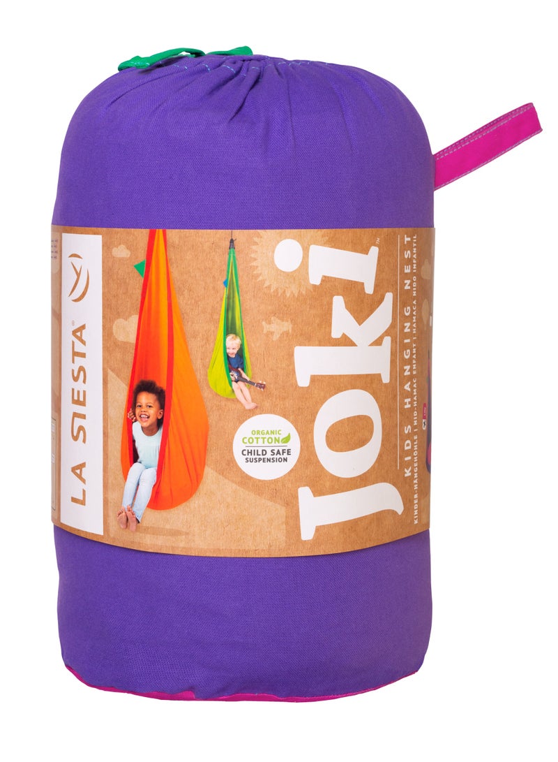 LA SIESTA Joki Indoor Kids Hanging Nest with Suspension Kit (Lilly) - Image 5