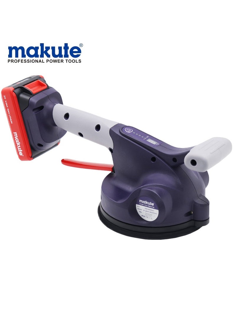 makute - Tile Vibrator Machine 21V 2000mAh Battery Diameter 166mm - Image 1
