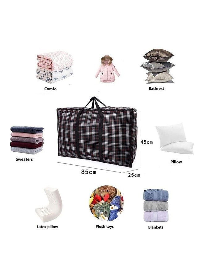 4-Piece Oversized Waterproof Storage Bag Multicolour 85x45x25cm - Image 2