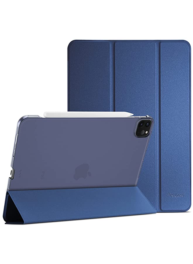 Procases ProCase iPad Pro 12.9 Case 2021 2020 2018, Slim Stand Hard Back Shell Smart Cover for iPad Pro 12.9" 5th Gen 2021/4th Gen 2020/3rd Gen 2018 -Navy - Image 1