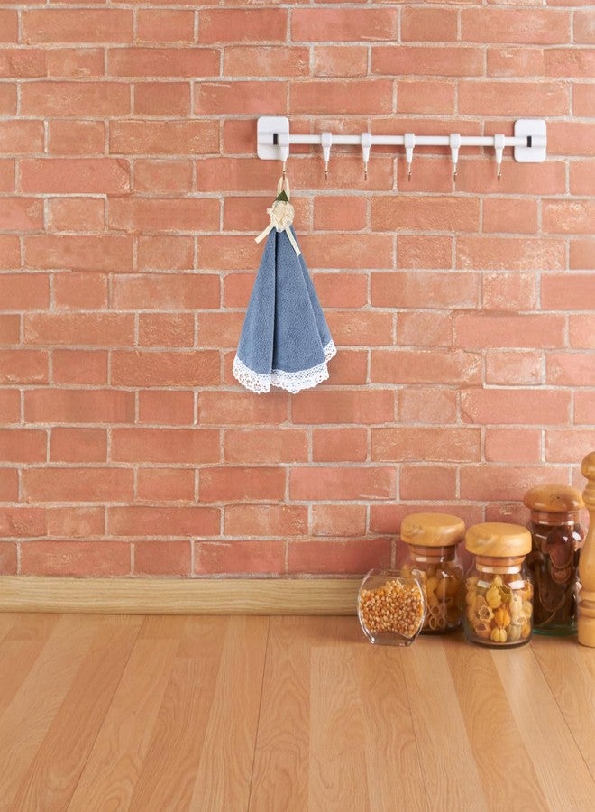 Hemoton Hand Towel with Hanging Loop Soft Hanging Hand Towel Bathroom Lace Hand Towels Soft Absorbent Kitchen Hand Towels Hanging - Image 2