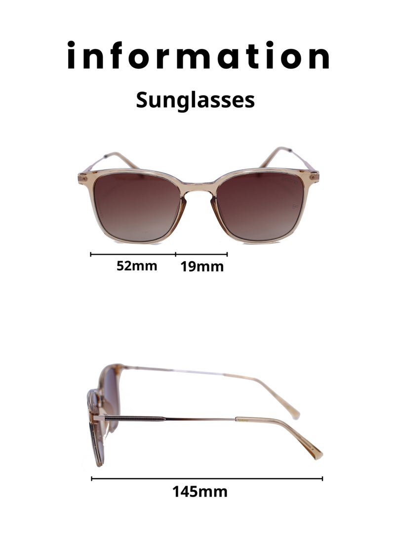 Baleno Wayfarer Frame Sunglasses - Classic and Stylish Design for Every Look | 100% UV Protection | Scratch-Resistant High-Quality Lenses  - Image 5