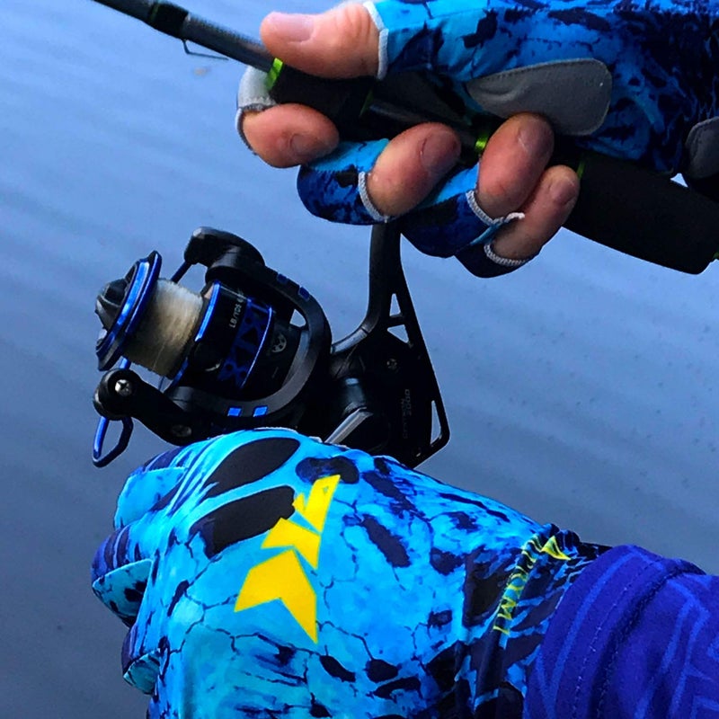 Kastking KastKing Sol Armis Sun Gloves UPF50+ Fishing Gloves UV Protection Gloves Sun Protection Gloves Men Women for Outdoor, Kayaking, Rowing, Shoreline Prym1,Small - Medium - Image 5