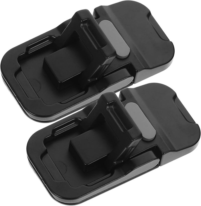 Foldable Laptop Stand Pair Portable Ergonomic Laptop Riser Cooler Holder for Desk Use Black - Image 1