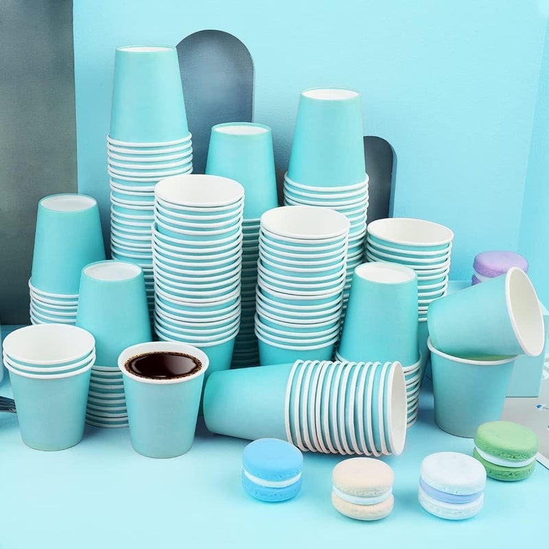 Prgery 100 Pack 3oz Paper Cups, Paper Coffee Cups, Disposable Hot Cups for Water, Juice, Coffee or Tea, Ideal for Water Coolers, Party, Home and Office, 100 Pcs - Image 3
