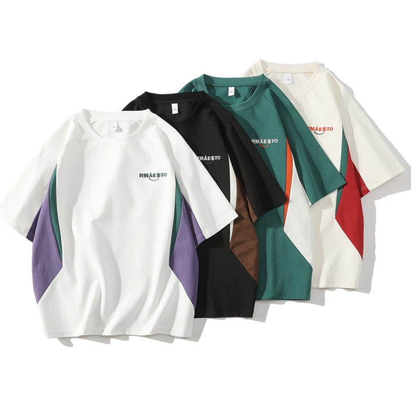 Summer Short Sleeve T-Shirt Men'S Thin Breathable Loose Casual Half Sleeve T-Shirt Student Round Neck Half Sleeve T-Shirt Men'S - Image 3
