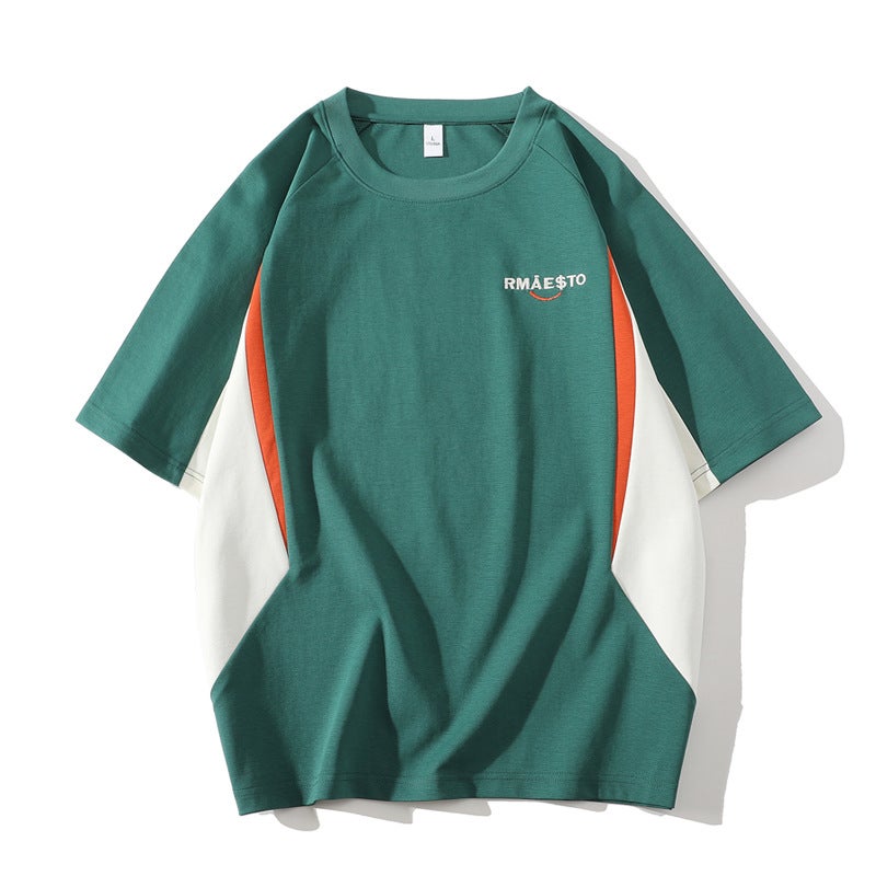 Summer Short Sleeve T-Shirt Men'S Thin Breathable Loose Casual Half Sleeve T-Shirt Student Round Neck Half Sleeve T-Shirt Men'S - Image 2