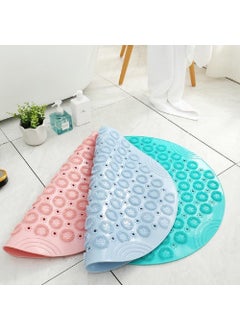 N M Z N M Z PVC Non Slip Bathroom Mat,PVC Bath Mats with Suction Cups Use for Bathrooms, Hotels, Balconies etc (Round) (1Pc)  - Image 4