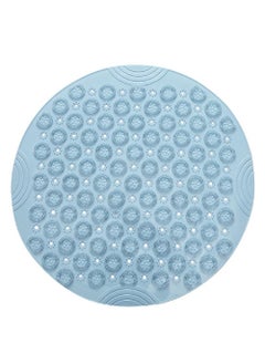 N M Z N M Z PVC Non Slip Bathroom Mat,PVC Bath Mats with Suction Cups Use for Bathrooms, Hotels, Balconies etc (Round) (1Pc)  - Image 1