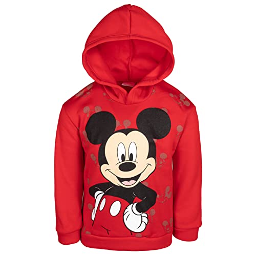 Disney Mickey Mouse Toddler Boys Pullover Hoodie Red 3T - Image 1