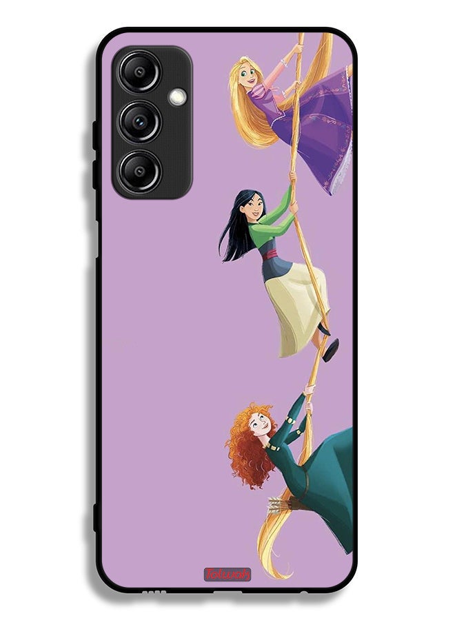 Tolwak Samsung Galaxy A24 4G Protective Case Cover Girls Climbing Art - Image 1