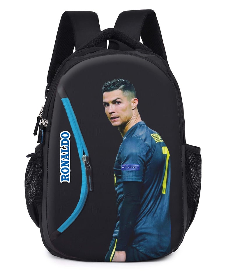 Ronaldo School Bag Printed Travel Daytrip Office College Unisex Casual Backpack Multi-Purpose Bag - Image 1