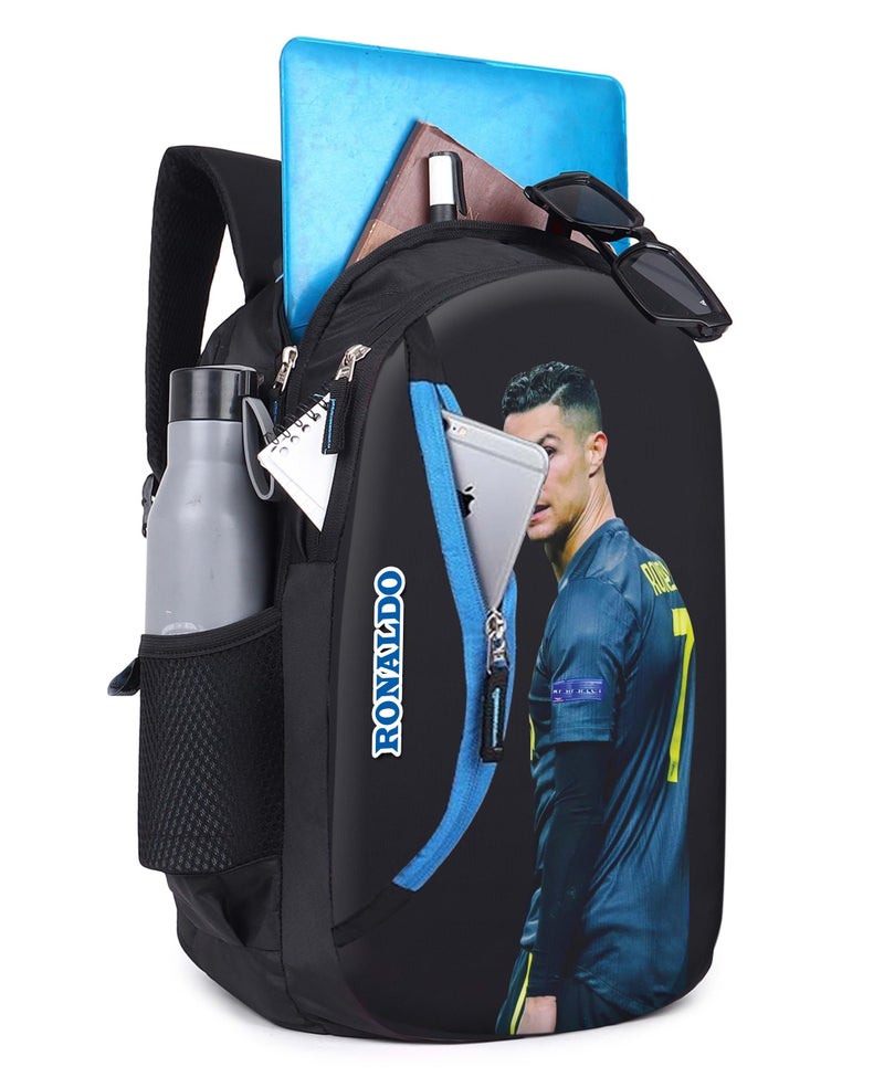 Ronaldo School Bag Printed Travel Daytrip Office College Unisex Casual Backpack Multi-Purpose Bag - Image 5