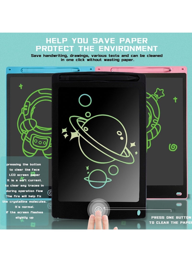 Generic 12-Inch LCD Writing Tablet Digital Drawing Tablet Color Graffiti Reusable Children's Educational Learning Toy  - Image 3