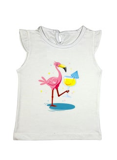 Flamingo White T-shirt Short Girls Set (White T-shirt + Pink Shorts) - pzsku/ZEB95748D1F02CD21E241Z/45/_/1720951588/a2e6d291-22a6-4c5d-99a4-09f99b710d9e