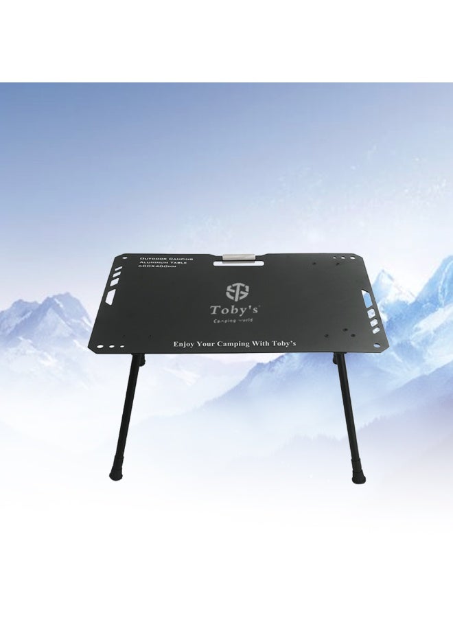 Toby's Tobyâ€™S 15800W Alloy Portable Picnic Camping Stove With Windproof Design & Piezo Ignition + Lightweight Black Aluminum Folding Table For Outdoor Adventures, Picnics, Hiking, And Travel - Image 3