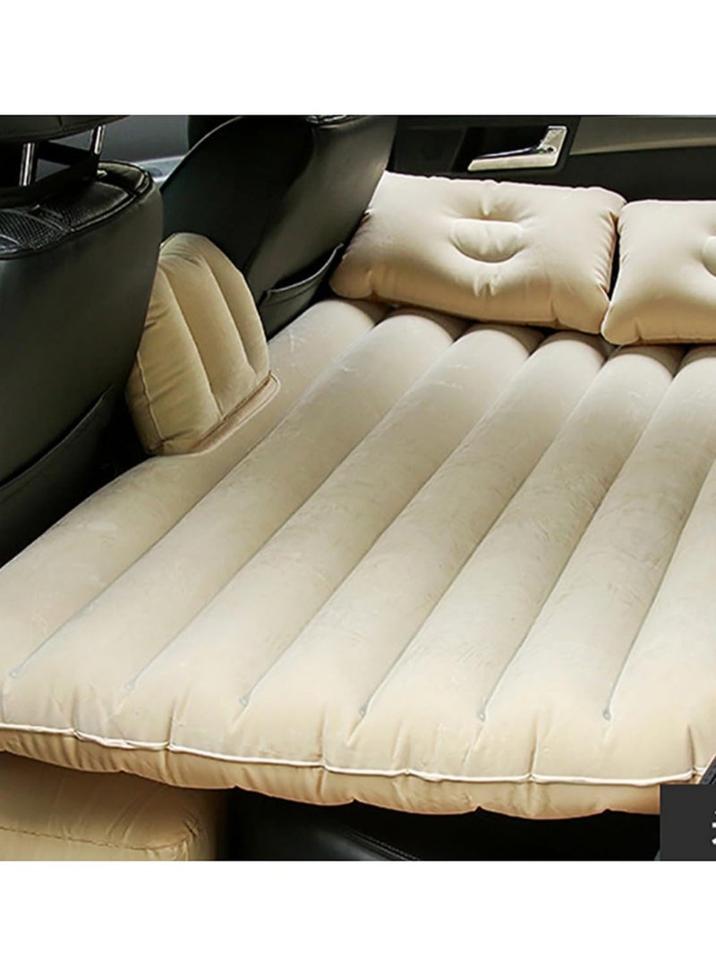 Sharpdo 3 Piece Air Mattress Car Inflatable Bed (Beige) - Image 1