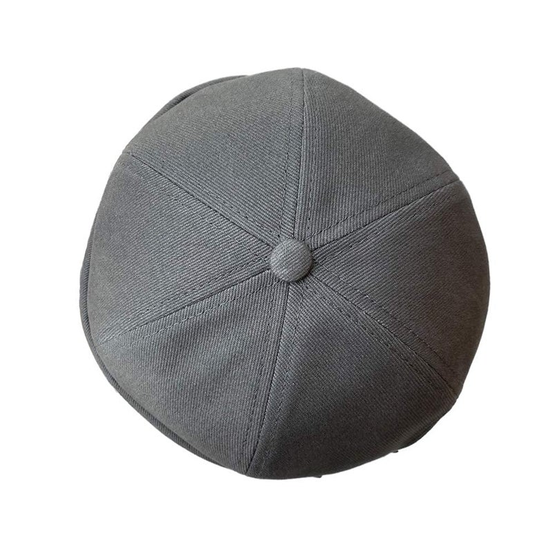 Croogo Docker Brimless Hat Visor-Less Cotton Retro Skull Cap Leon Watch Cap Stylish Sailor Leon Hat,Gray-OG01 - Image 2