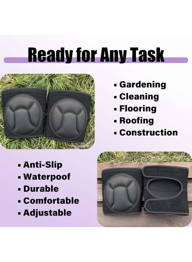 FAYET Heavy-Duty Foam Knee Pads for Men & Women, Adjustable Anti-Slip EVA Cushion Knee Protectors for Gardening, Construction, Flooring, Cleaning, Painting - Image 5