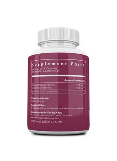 Ancestral Supplements Grass Fed Placenta Supplement with Liver, Contains Postpartum Vitamins for Women Breastfeeding, Promotes Menopause Relief, Stem Cells Support Skin Elasticity, 180 Capsules  - Image 2