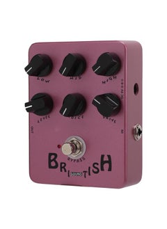 Speaker Simulator Effect Pedal Purple Amplifier Simulators Electric Guitar Pedals with LED Flash