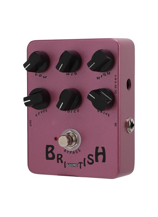 Thoraya Speaker Simulator Effect Pedal Purple Amplifier Simulators Electric Guitar Pedals with LED Flash  - Image 1