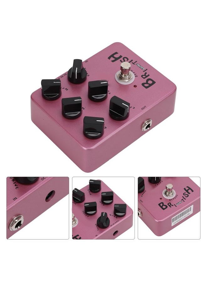 Thoraya - Speaker Simulator Effect Pedal Purple Amplifier Simulators Electric Guitar Pedals with LED Flash - Image 1
