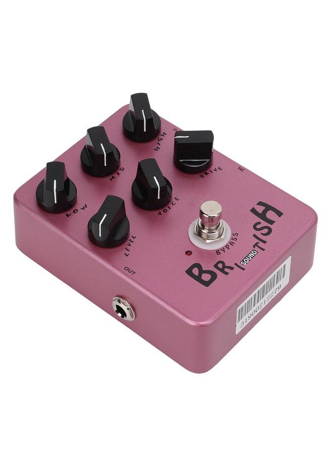 Thoraya Speaker Simulator Effect Pedal Purple Amplifier Simulators Electric Guitar Pedals with LED Flash  - Image 3