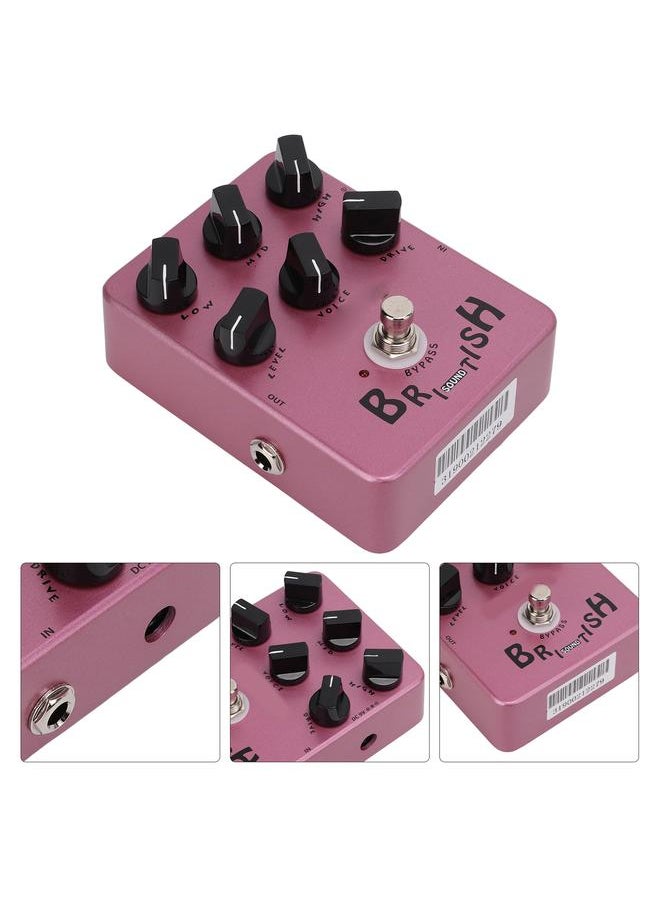 Thoraya Speaker Simulator Effect Pedal Purple Amplifier Simulators Electric Guitar Pedals with LED Flash  - Image 5