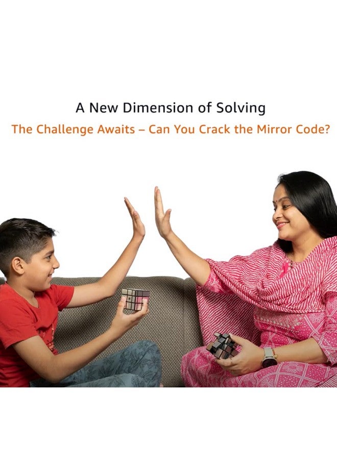 كوبليلو مكعب سحري سريع Drift 3X3 Mirror (فضي) | مكعب Shape Shifter | لغز العصف الذهني السريع للتخلص من التوتر | مثالي للأطفال والكبار | مكعب Bump عالي الأداء - Image 3