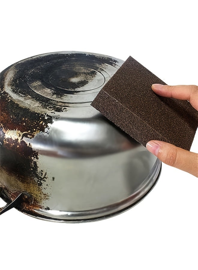 Diamond Abrasive Cleaning Sponge Block for Pot Bottom, Rust, and Grease Removal