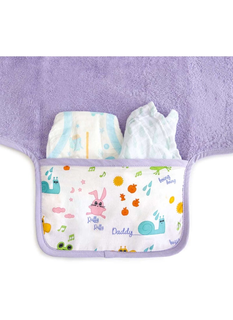 Milk & Moo - Baby Diaper Changing Pad 100% Turkish Cotton - Image 1