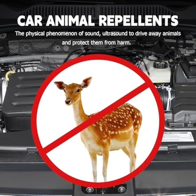 rayihni Car Animal Repellent, Cars Ultrasonic Whistles, Deer Whistle for Car, Cars Deer Warning Whistles, Whistles, Animal Alarm Devices for Cars, Trucks and Motorcycles, Car Animal Repellent, Car - Image 3