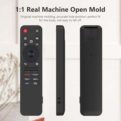 USTIYA Remote Case for LG MR25GA TV Silicone Protection Cover (Black) - Image 3