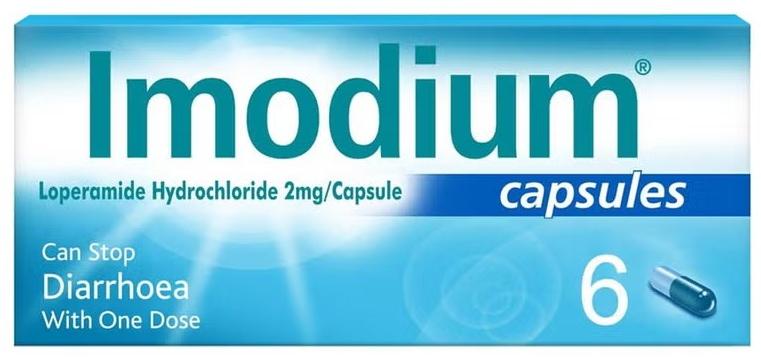 IMODIUM Can Stop Diarrhoea With One Dose 2Mg 6 Capsules 6 Capsules