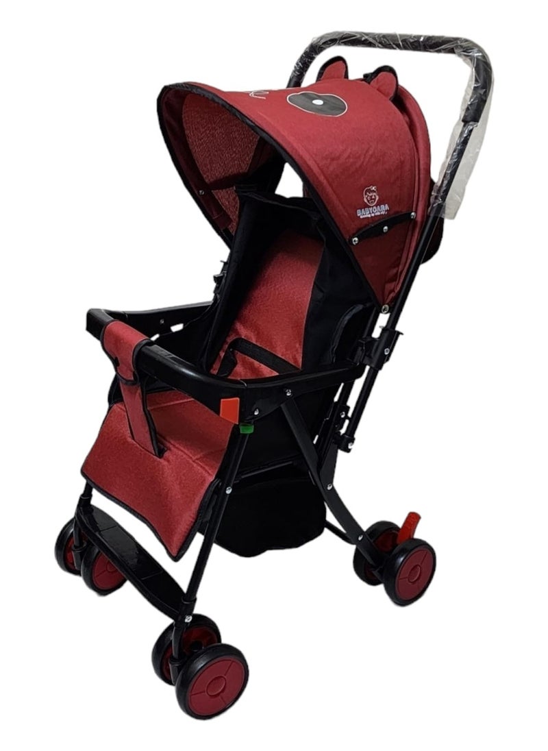 BABYCARA Lightweight Stroller with Adjustable Seat and Convenient Storage Basket  - Image 1