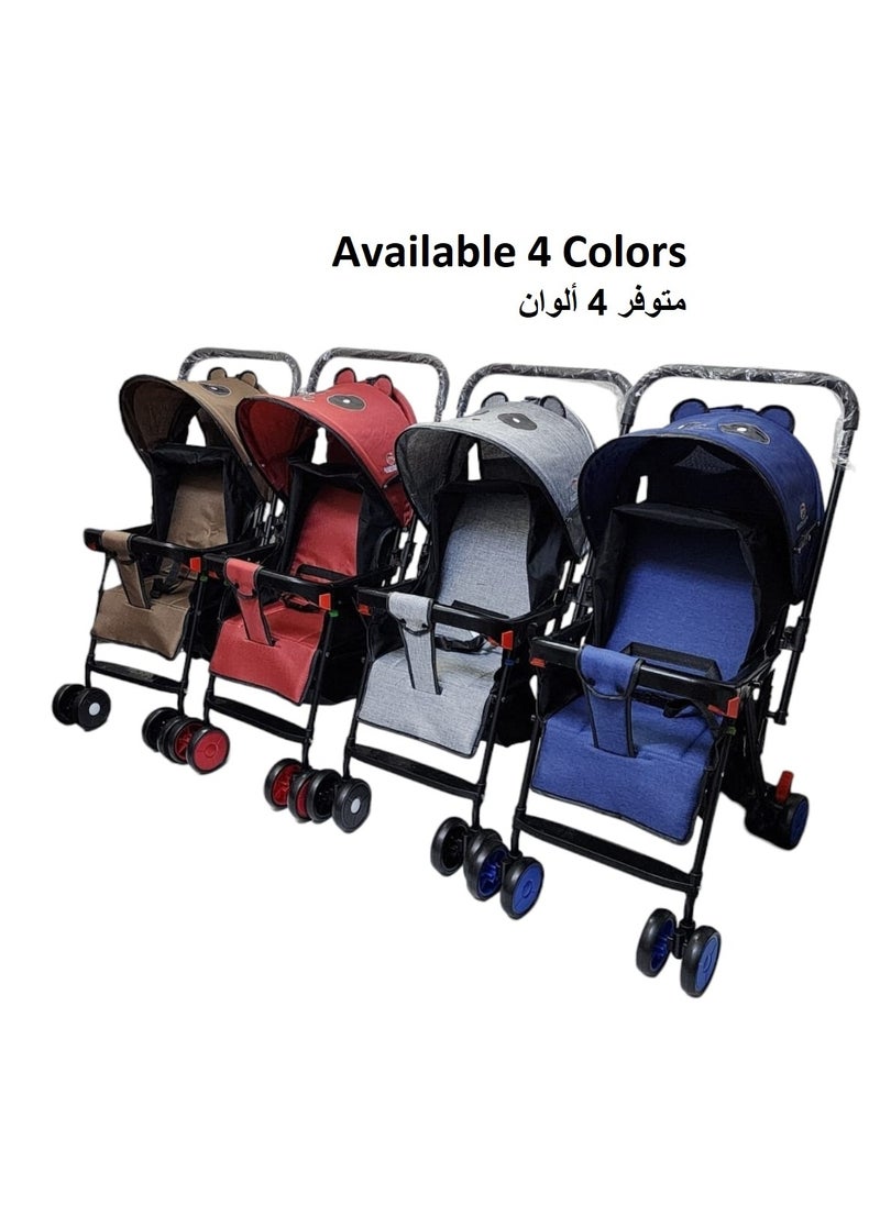 BABYCARA Lightweight Stroller with Adjustable Seat and Convenient Storage Basket  - Image 5