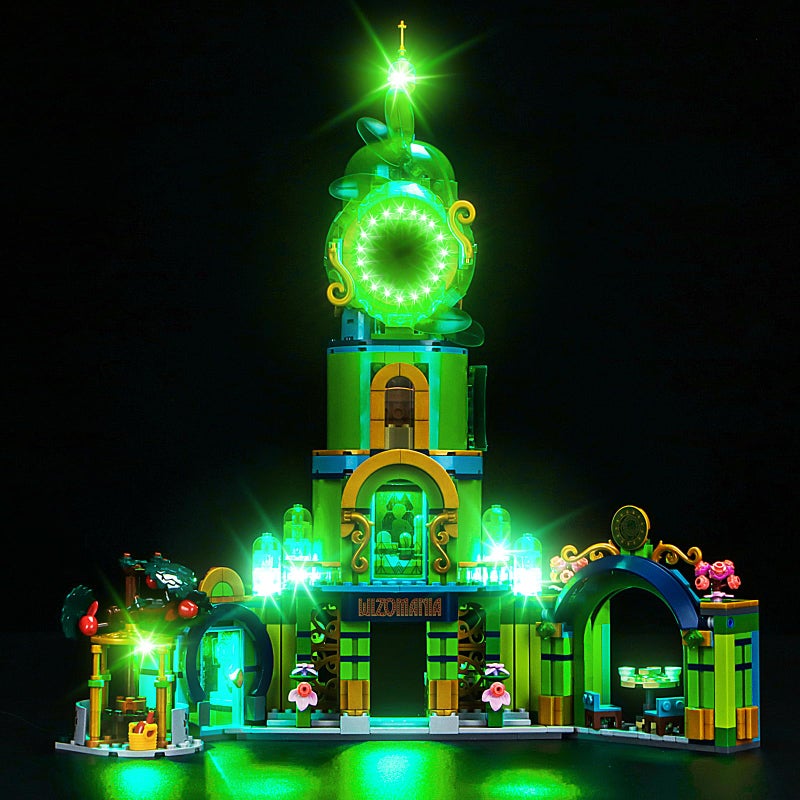 Hilighting Upgraded Led Light Kit Compatible with Lego Wicked Welcome to Emerald City Building Set Lights Decoration Compatible with Lego 75684 Model Not Included - Image 3