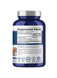NusaPure Diosmin Complex 1,000mg per Serving 180 Veggie Caps (Non-GMO, Vegan) Citrus Aurantium  - Image 2