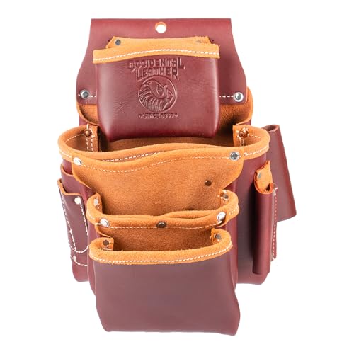 Occidental Leather 4 Pouch Pro Fastener Bag - 10 Pockets & Tool Holders - Made in USA - Image 1