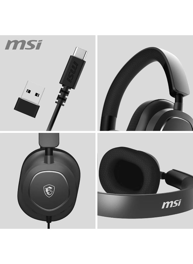سبيكر MSI Maestro 300 Wired Gaming Headset Black - Image 5
