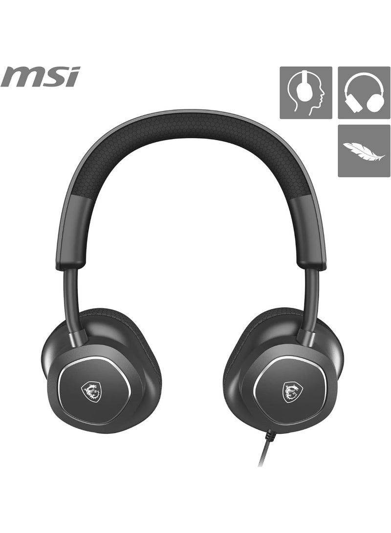 سبيكر MSI Maestro 300 Wired Gaming Headset Black - Image 2