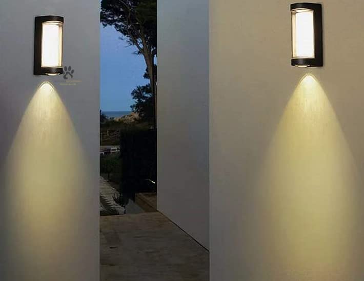 Mufasa Aluminium 2+1 Watts 8.5Cm Front And Down Light Outdoor Led Bulkhead Rainproof Wall Light Fixture Lamp (Warm White) - Image 4