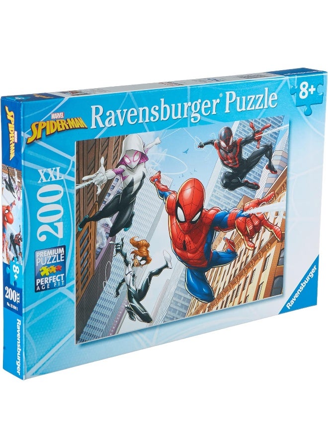 Ravensburger Spider-Man und sein Team 100 Piece Jigsaw Puzzle for Kids â€“ Marvel Superhero Scene with XXL Pieces â€“ Premium Quality Puzzle for Fun and Skill Building for Ages 6 and Up | 12694-1 - Image 1