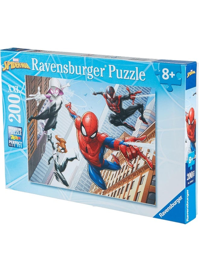 Ravensburger Spider-Man und sein Team 100 Piece Jigsaw Puzzle for Kids â€“ Marvel Superhero Scene with XXL Pieces â€“ Premium Quality Puzzle for Fun and Skill Building for Ages 6 and Up | 12694-1 - Image 2