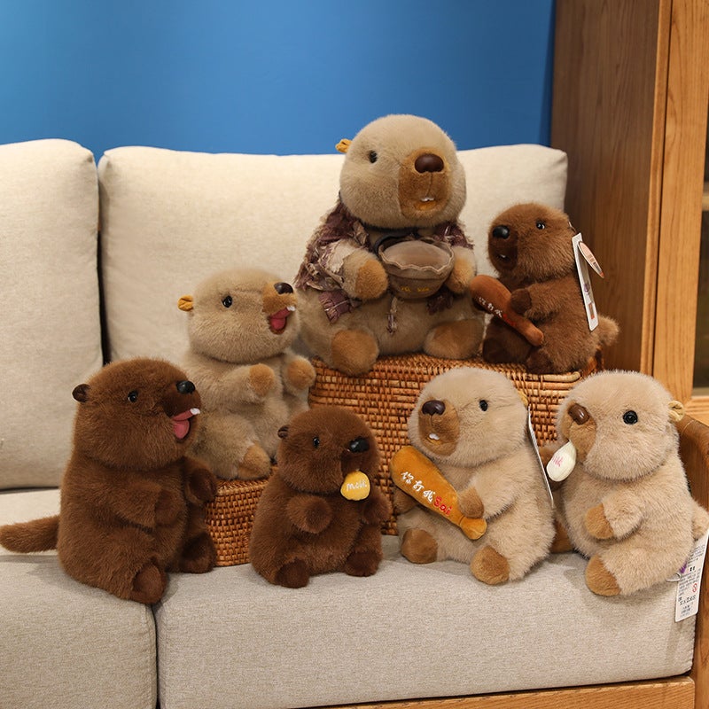 Groundhog Plush Toy Stuffed Animal Doll - Image 2