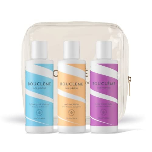 Boucléme Bouclme Waves Travel Kit - Ultimate Haircare for Wavy Hair - Protects & Nourishes Waves - Includes Hydrating Hair Cleanser, Conditioner & Super Hold Styler - Natural and Vegan - 10.1 fl oz - Image 1