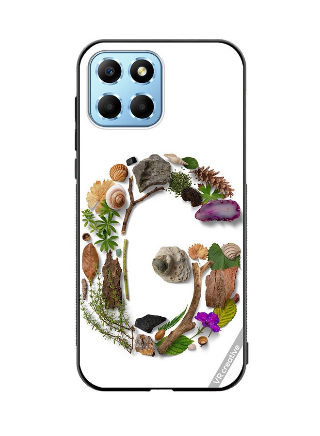 VR CREATIVE Protective Case Cover For Honor X8 5G Alphabet G Design Multicolour - Image 1